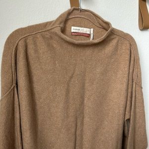Anthropology Cashmere Collection mock neck sweater size large
